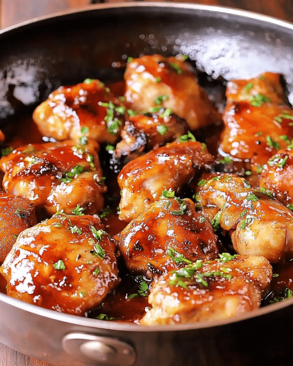 Sweet and Salty Boneless Chicken Thighs