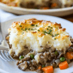Turkey Mushroom Shepherds Pie