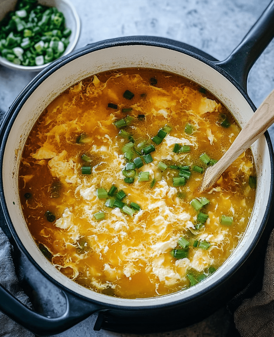 Vegan Egg Drop Soup