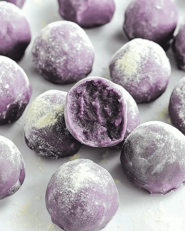 White Chocolate Blueberry Truffles
