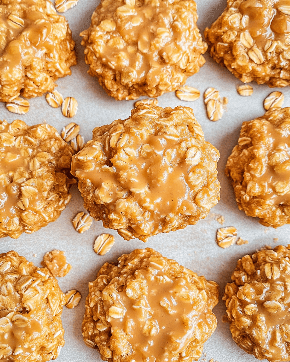 No Bake Oatmeal Scotchies