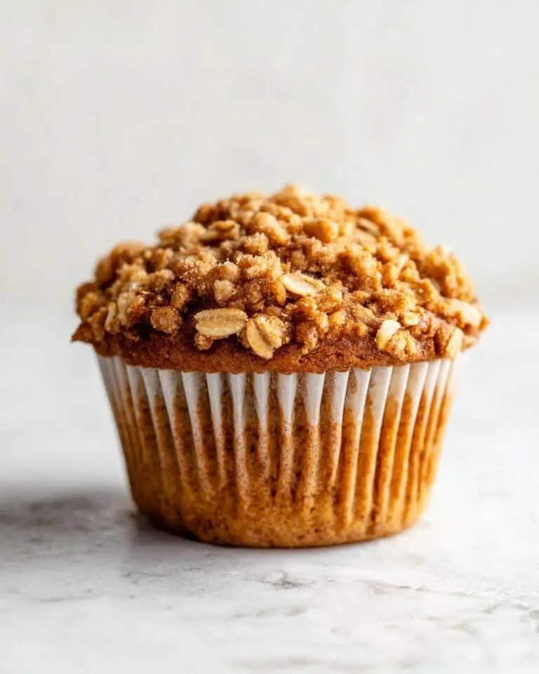 Honey Ricotta Muffins with Oat Crumb Topping Recipe