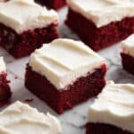Red Velvet Brownies with Cream Cheese Frosting Recipe