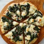Feta Spinach Pizza with Honey Recipe