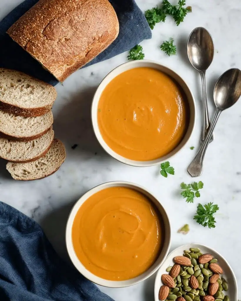 Almond Butter Pumpkin Soup Recipe