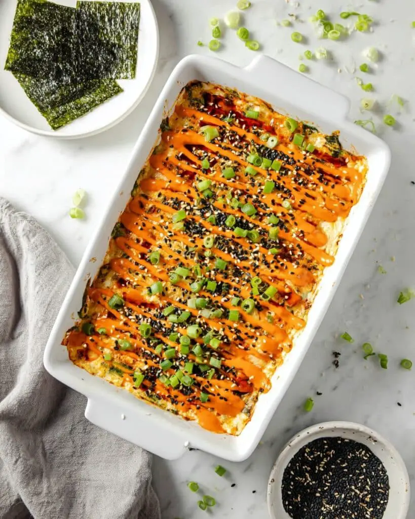 Salmon Sushi Bake Recipe