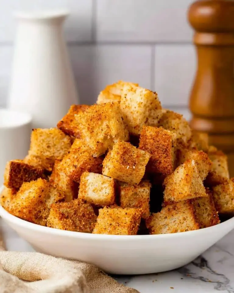 Homemade Seasoned Croutons Recipe