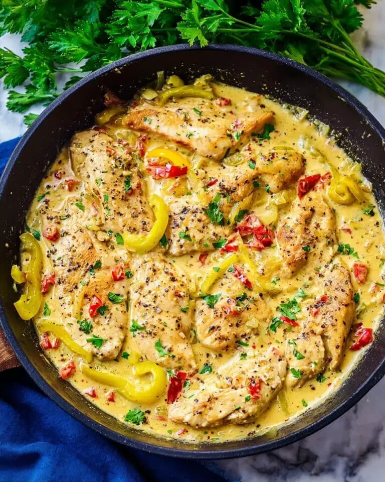 Creamy Pepperoncini Chicken Recipe