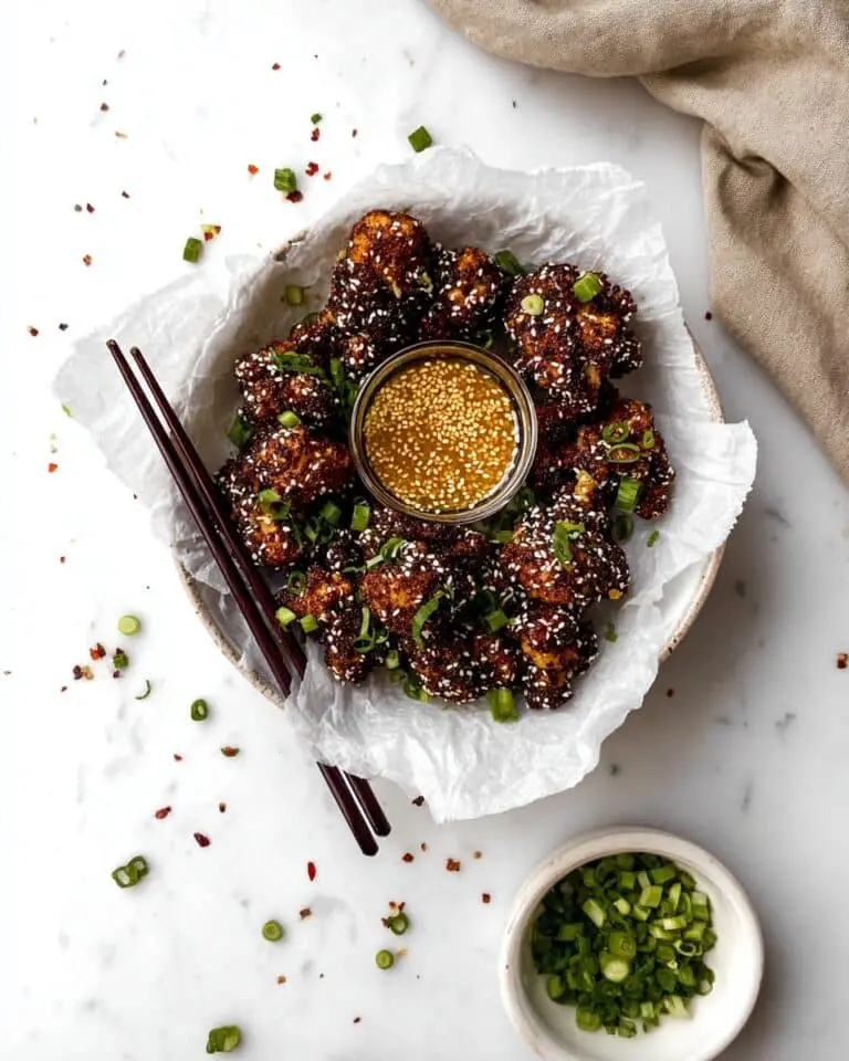 Air Fryer Sesame Cauliflower Wings Recipe