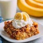 Homemade Southern Banana Cobbler with Pecan Streusel Recipe