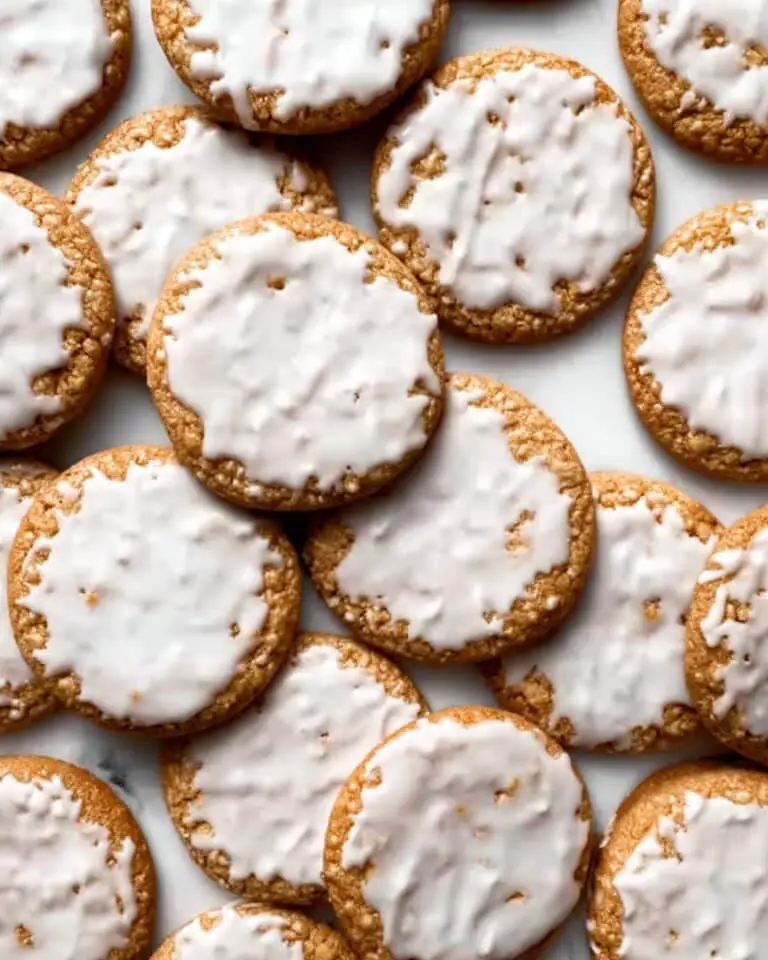 Iced Oatmeal Cookies Recipe