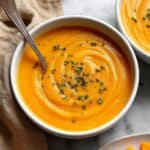Butternut Squash and Sweet Potato Soup Recipe