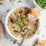 Creamy Mushroom Wild Rice Soup Recipe