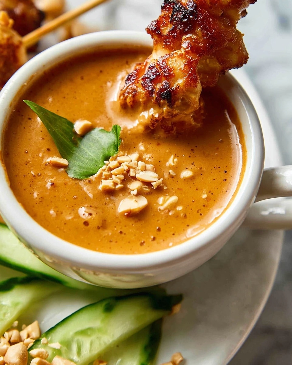 Thai Chicken Satay with Peanut Sauce Recipe