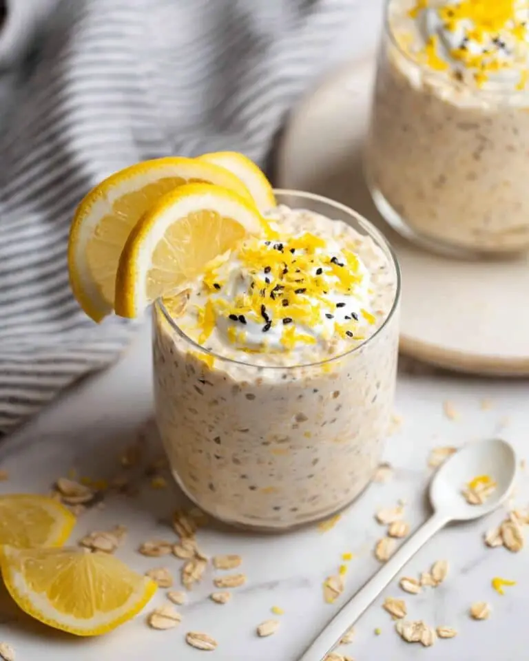 Lemon Poppy Seed Overnight Oats Recipe