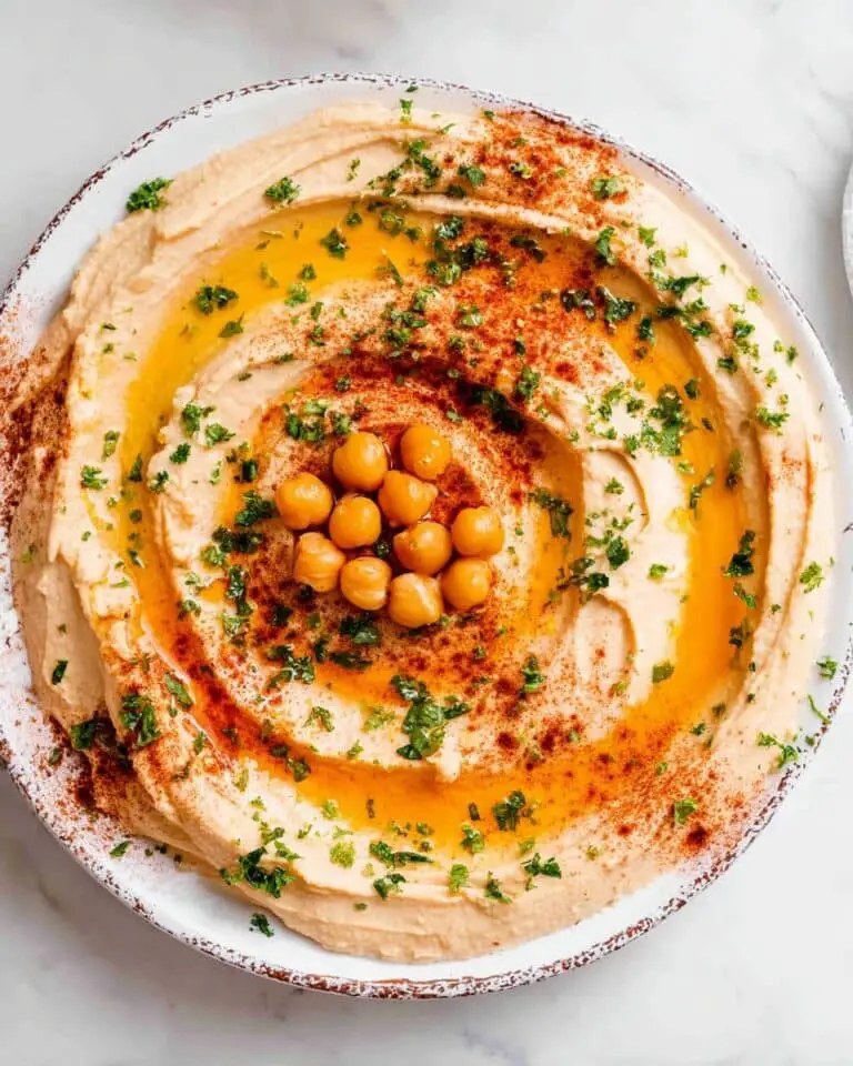Smooth Hummus with Roasted Garlic Recipe