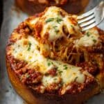Spaghetti Garlic Bread Bowls Recipe