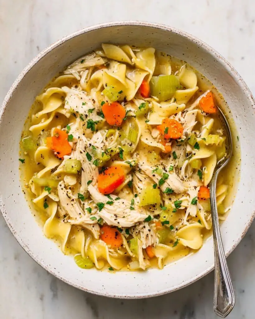 Leftover Turkey Noodle Soup Recipe
