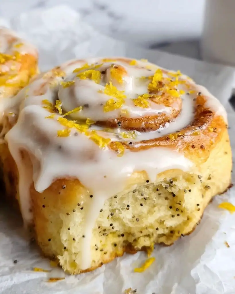 Gooey Lemon Rolls with Fluffy Centers and Lemon Icing Recipe