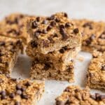 4-Ingredient Banana Oatmeal Bars Recipe