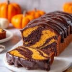 Vegan Pumpkin Marble Cake with Chocolate Swirls and Pumpkin Spice Recipe