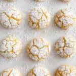 30 Minute Lemon Crinkle Cookies with Fresh Lemon Recipe