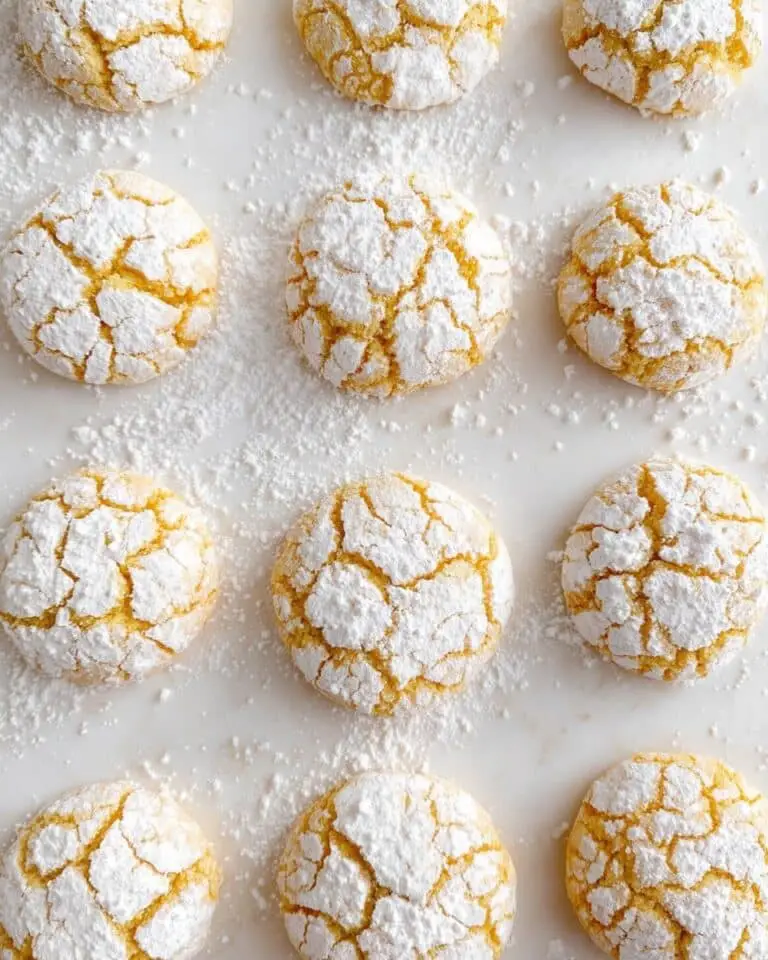 30 Minute Lemon Crinkle Cookies with Fresh Lemon Recipe