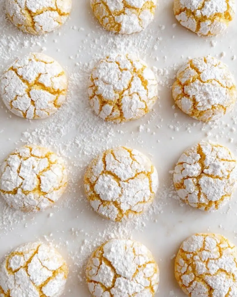 30 Minute Lemon Crinkle Cookies with Fresh Lemon Recipe