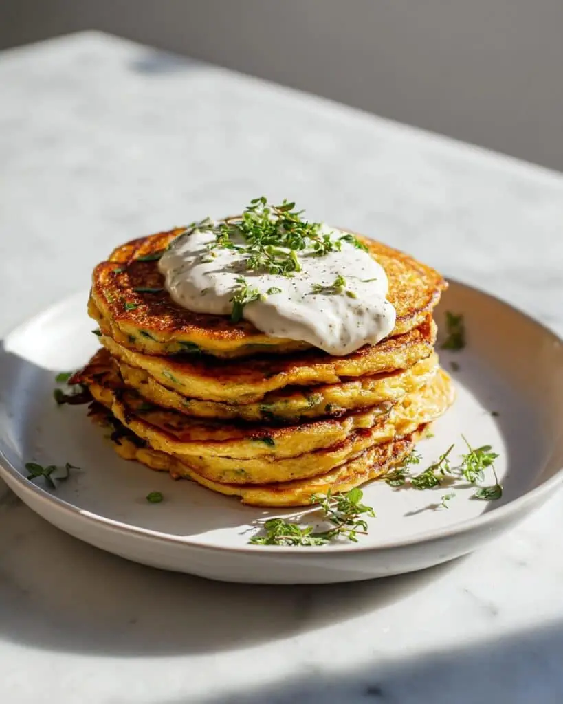 Mashed Potato Pancakes with Parsley and Nutritional Yeast Recipe