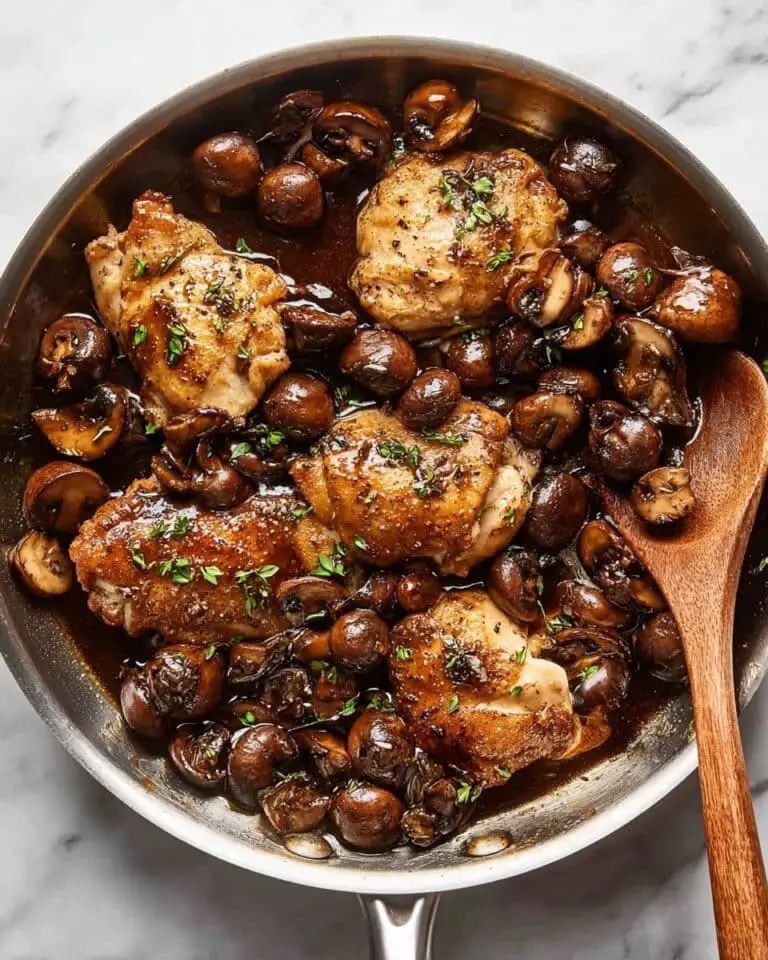Balsamic Chicken and Mushrooms Recipe