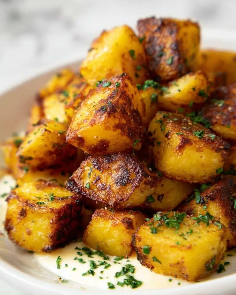 Greek Roasted Potatoes with Whipped Feta Recipe