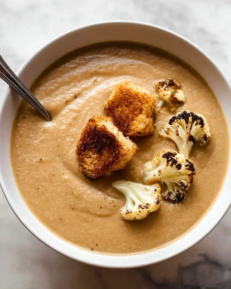 Roasted Cauliflower Soup Recipe