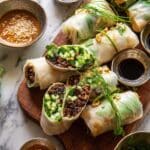 20 Minute Thai Basil Beef Rolls Recipe