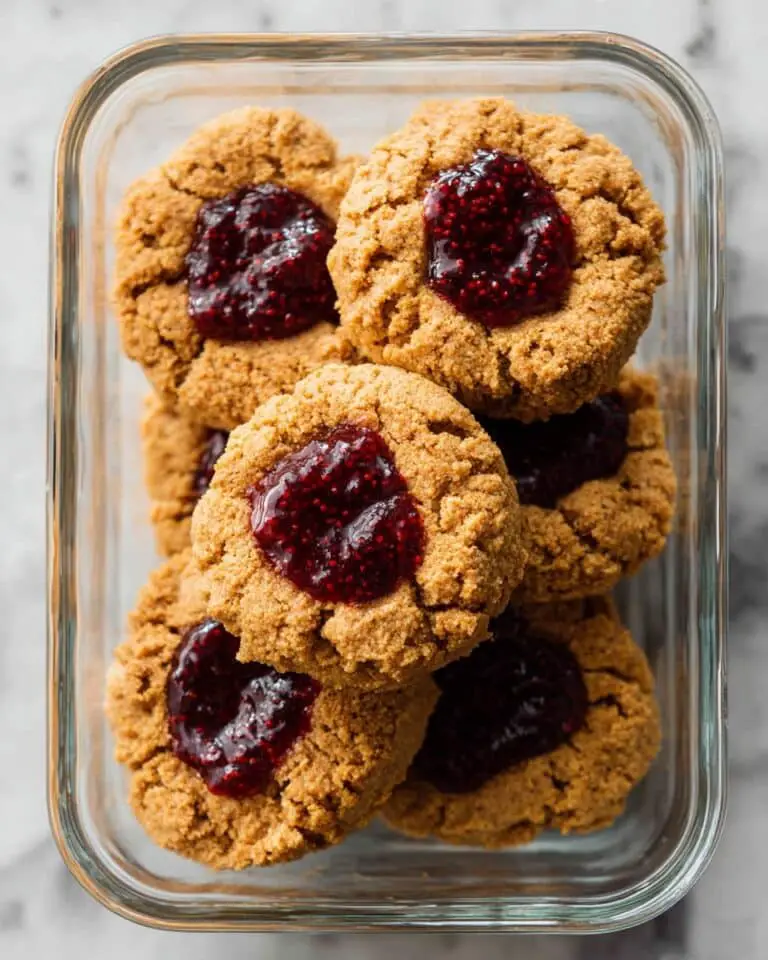 Peanut Butter & Jam Breakfast Cookies Recipe
