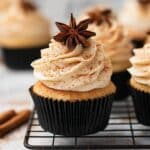 Chai Latte Cupcakes with Caramel Buttercream Frosting Recipe
