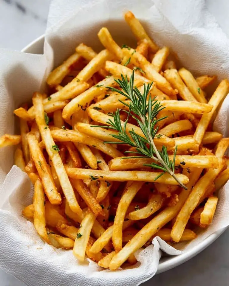 Perfect Crispy French Fries Recipe