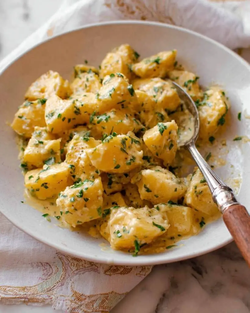 Creamy Garlic Potatoes Recipe
