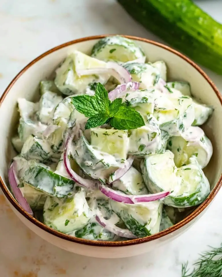 Tzatziki Cucumber Salad Recipe