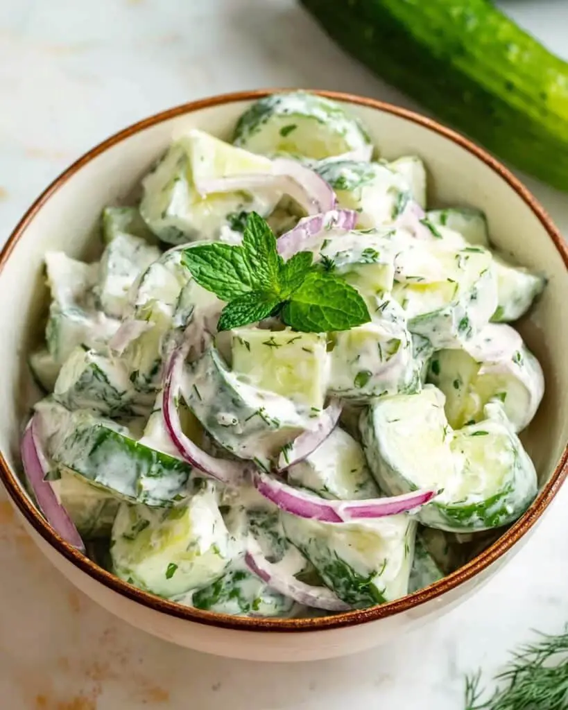 Tzatziki Cucumber Salad Recipe
