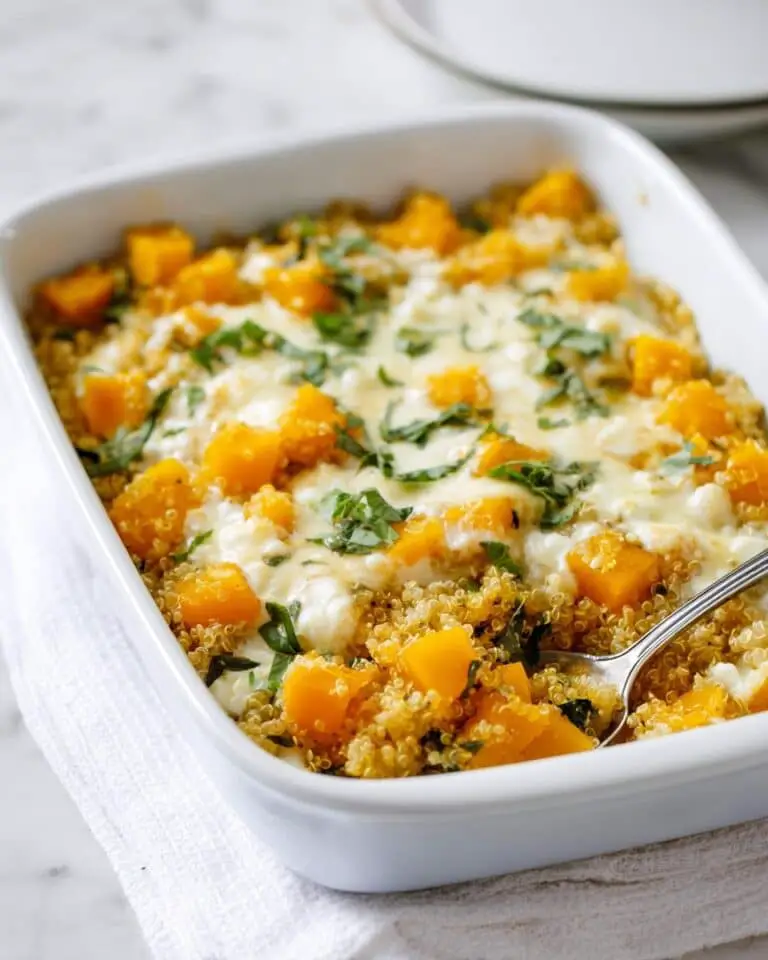 Vegetarian Butternut Squash Quinoa Casserole Recipe