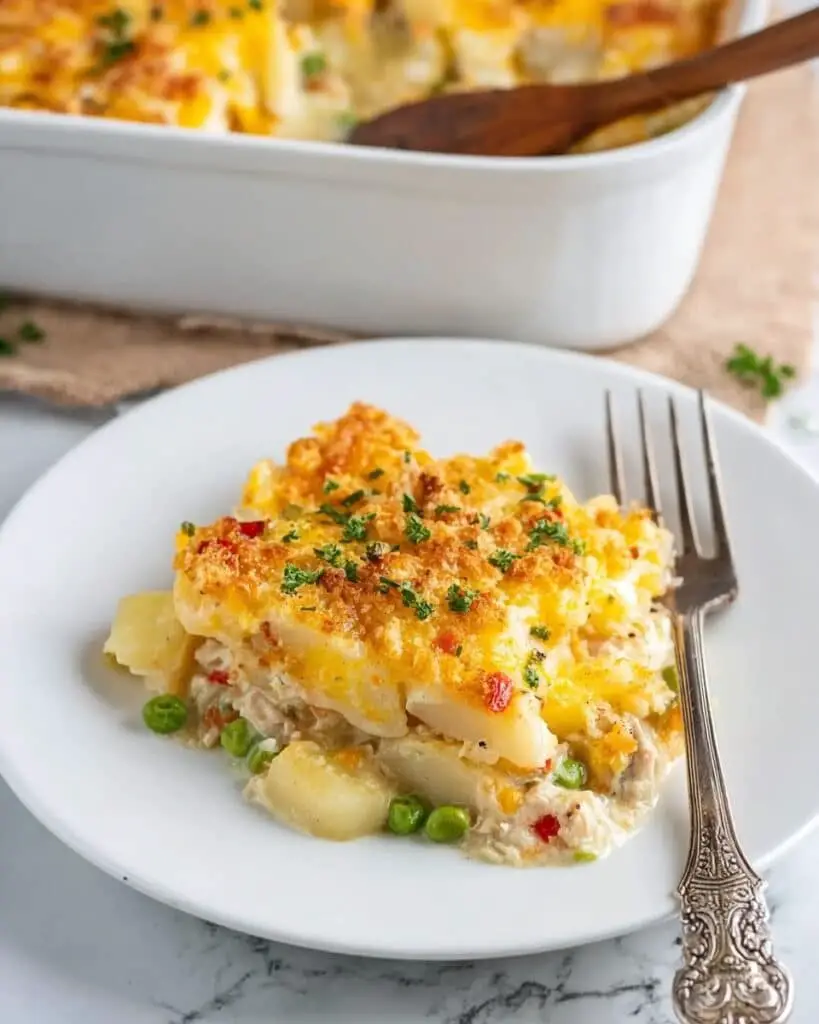 Cheesy Chicken Potato Casserole Recipe