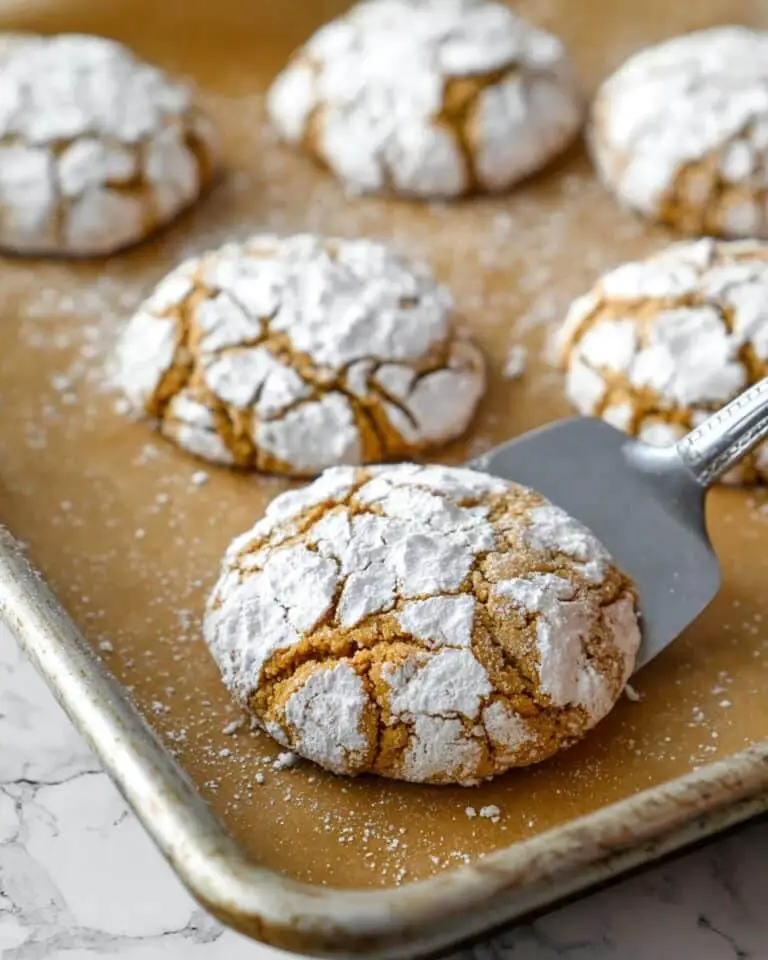 Pumpkin Crinkle Cookies Recipe