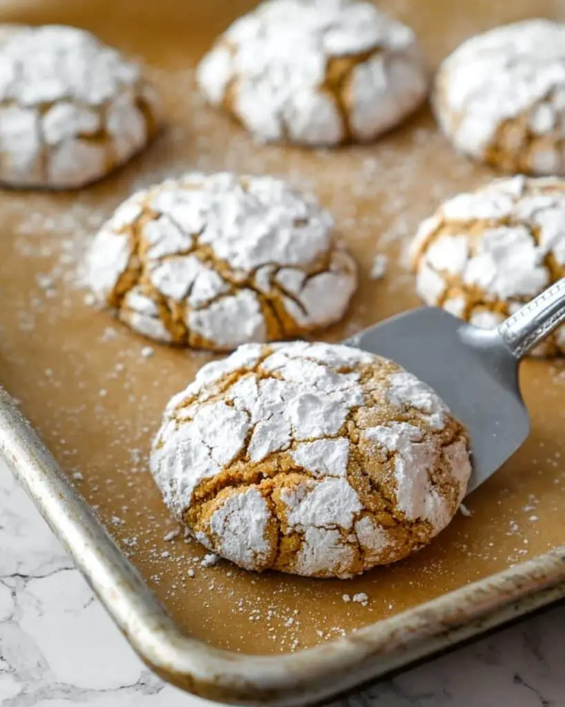 Pumpkin Crinkle Cookies Recipe