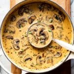 Creamy Vegan Mushroom Soup Recipe
