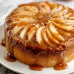 Vegan Apple Upside Down Cake Recipe
