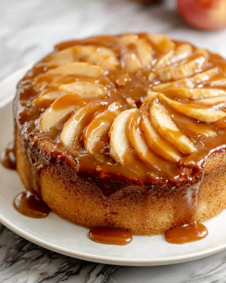 Vegan Apple Upside Down Cake Recipe