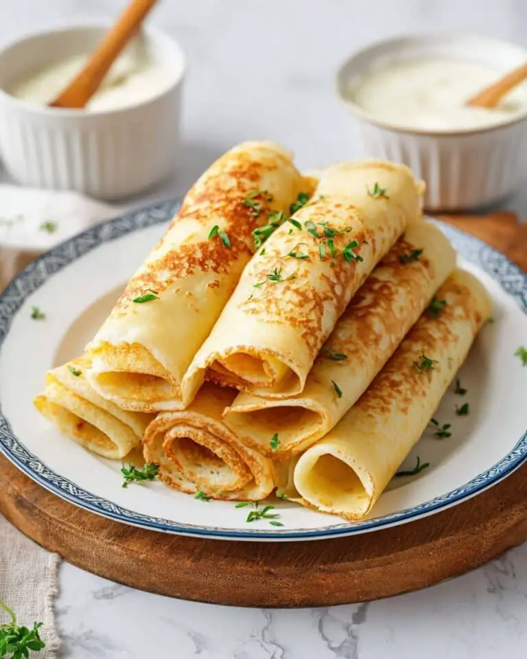 Savory Chicken Crepes Recipe