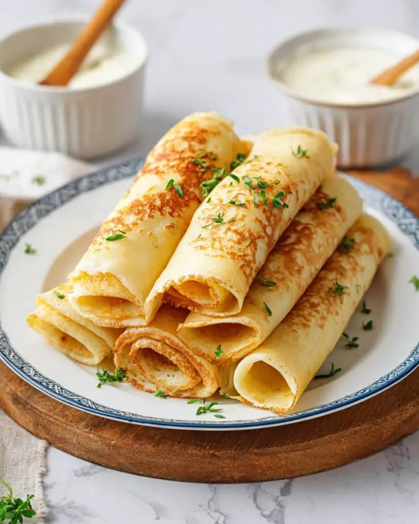 Savory Chicken Crepes Recipe