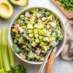 Southwest Chicken Salad with Avocado and Cilantro Recipe