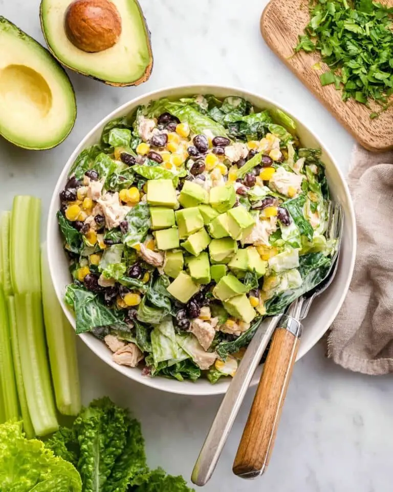 Southwest Chicken Salad with Avocado and Cilantro Recipe